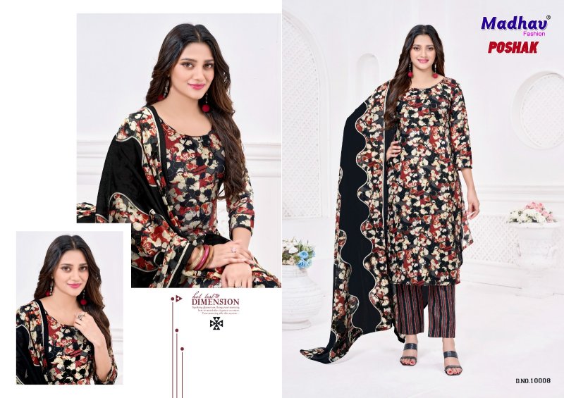 Poshak Vol 10 By Madhav Cotton Printed Dress Material 